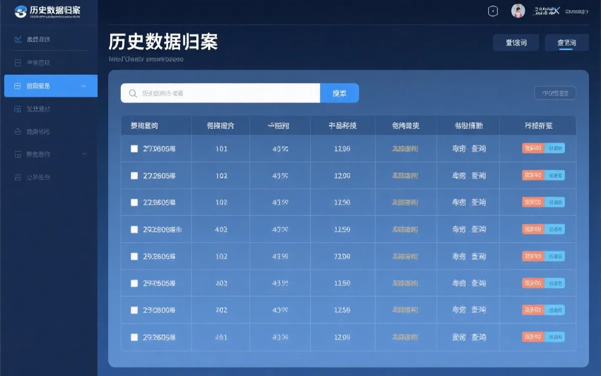 归档与查询流程图